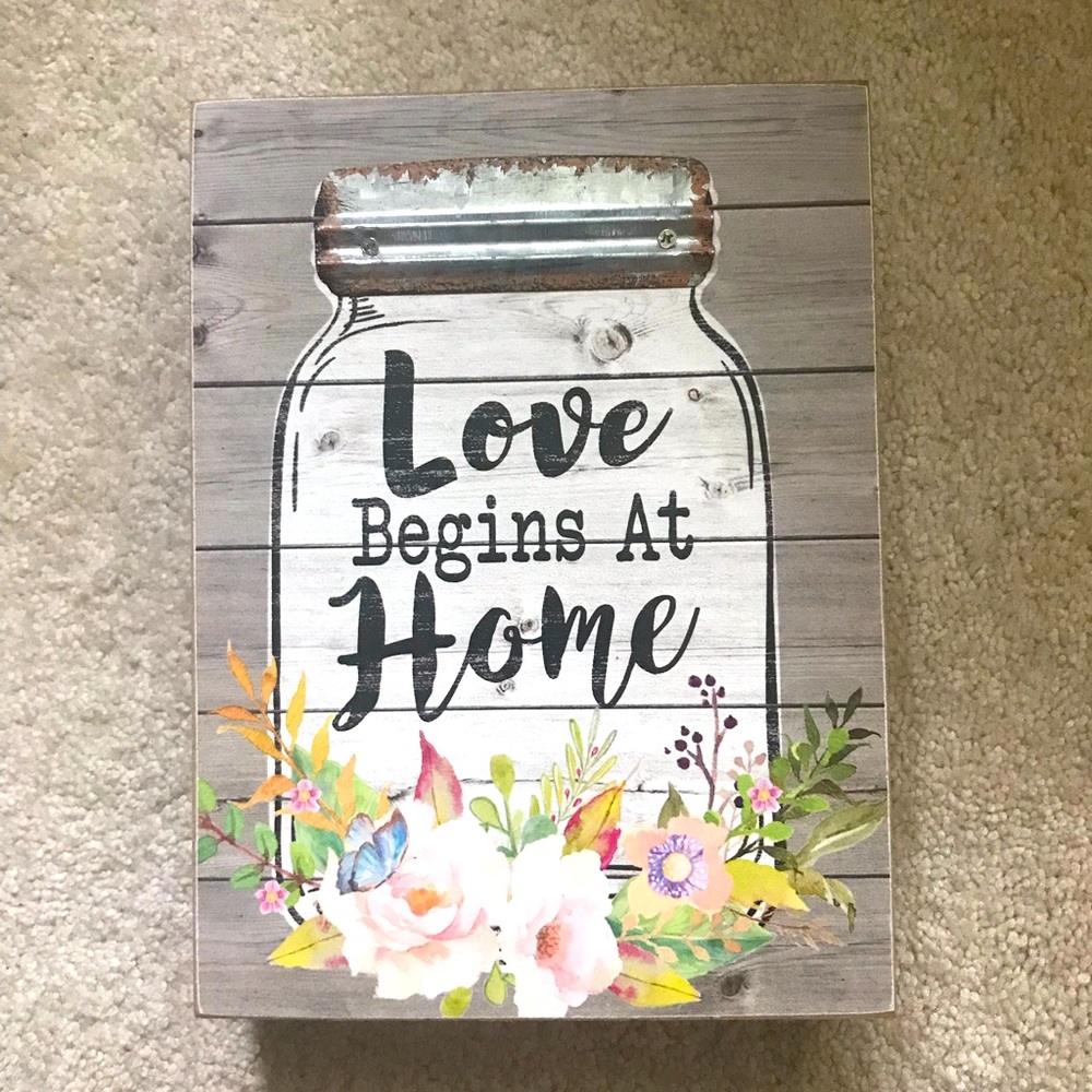 Enchanted Garden Wood Sign